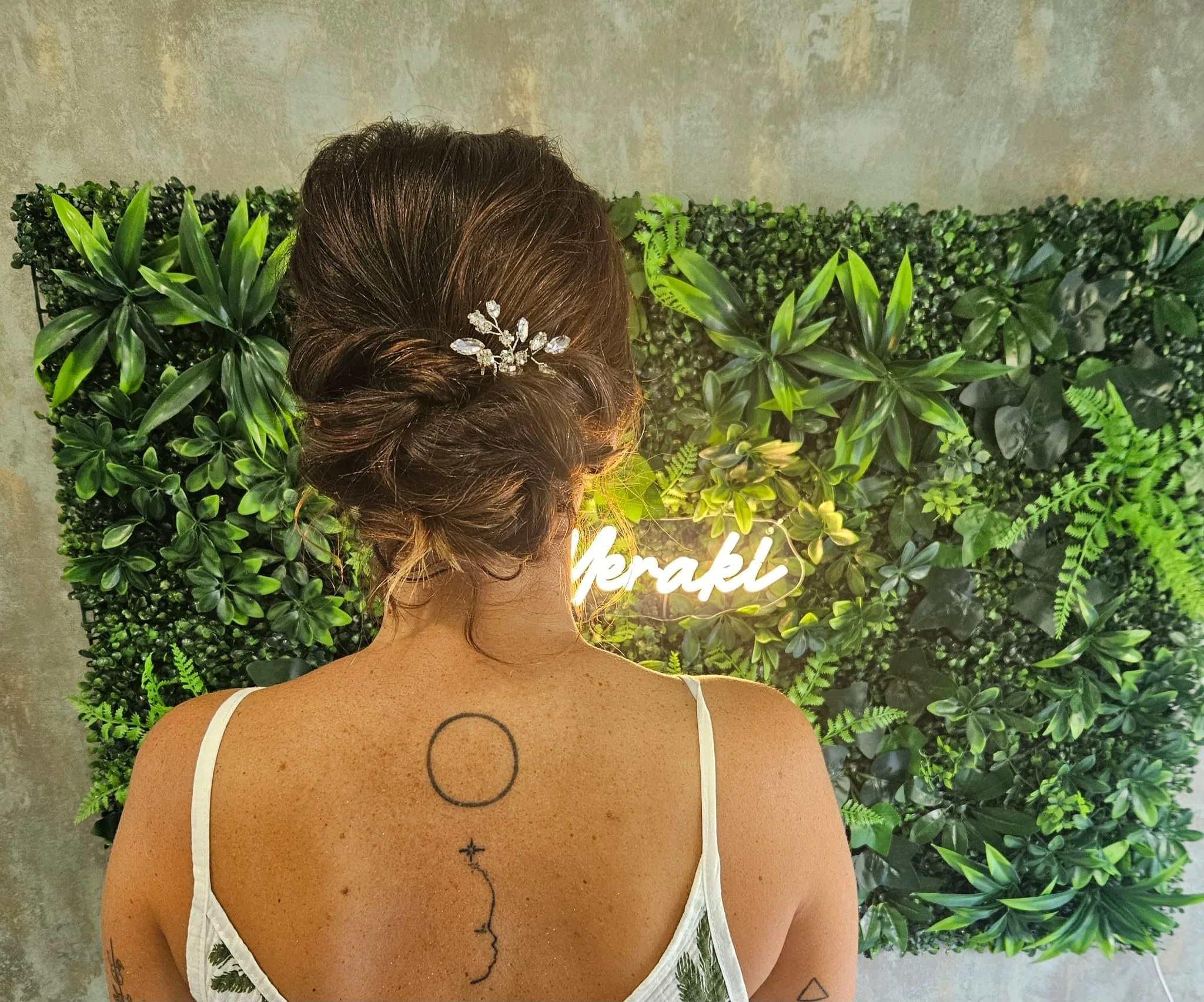 Recogido elegante para evento